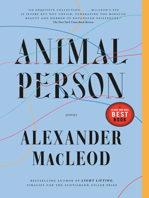 Title details for Animal Person by Alexander MacLeod - Wait list